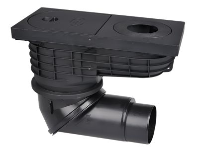 HL600NG Водосточно канално казанчеDN110 с отводна тръба