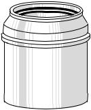 PP Редукция, къса ф50/40