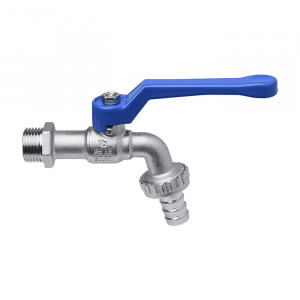 Канела сферична със синя алуминиева дръжка 3/4" х 1"