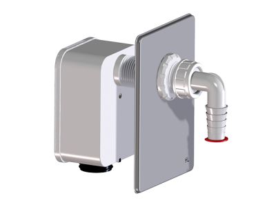 HL4000.1 Касета пълен комплект с единично свързване,подходящ за тяло на сифон за пералня за вграждан