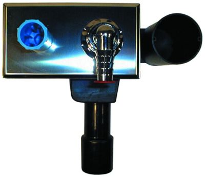 HL405E Сифон за вграждане-пералня DN40/50 с връзка за чиста вода-1/2