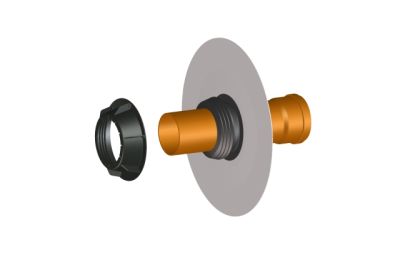 HL800P/110 Тръбен преход за гладки тръби DN110 с PVC маншет