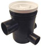 Кликни за увеличение HL303K Шахта DN50 с 3 входа DN40 0