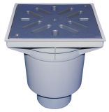 Кликни за увеличение HL606L/1 Подов сифон Perfekt,с пластмасова решетка ф110 0