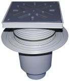 Кликни за увеличение HL616L/1 Perfect подов сифон,решетка пластмаса ф100 0