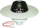 HL62.1P/5  Воронка DN160 с PVC-маншет и вграден нагревател (10-30W/220V) 0