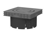 Кликни за увеличение HL635N Ревизионна и дренажна шахта за озелени, филцови покриви и покривни тераси 0