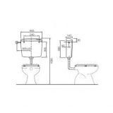 Кликни за увеличение Казанче за тоалетна PERK 1