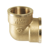 Коляно Ж/Ж 1 1/2" х 1 1/2" месинг 0