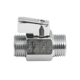 Мини сферичен кран с дръжка 1/2"MX1/2"M 0