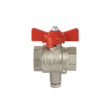 Сферичен кран 3/4" вътр. резба с температурен отвор 0