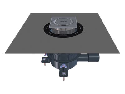 HL541 Primus blue Сифон за душ СТРОИТЕЛНА ДЪЛБОЧИНА мин. 62 мм !