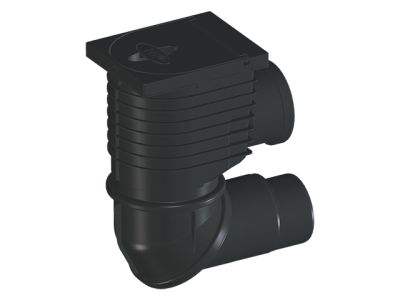 HL600NHO Ревизия за водосточни тръби с хоризонтален вход DN110 и изход DN110/125